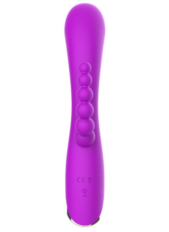 Vibromasseur triple stimulation très puissant violet USB - WS-NV062PUR